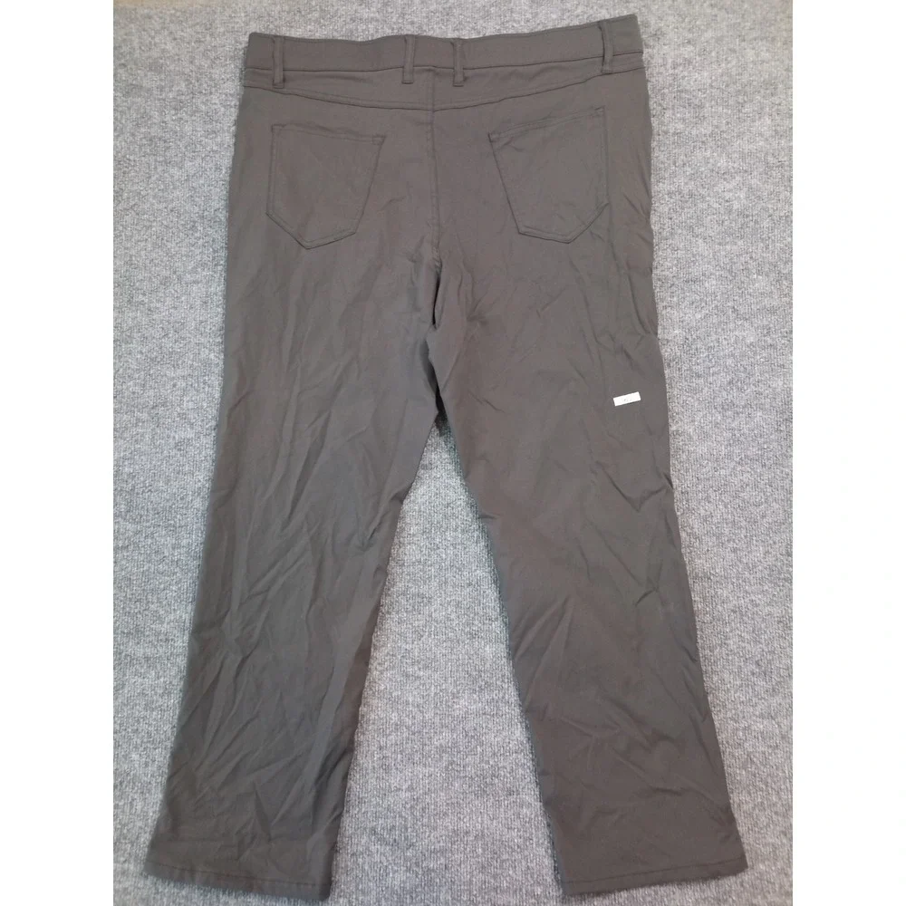 Weatherproof Vintage Men's Performance Golf Pants Brown 40x30 Stretch Casual